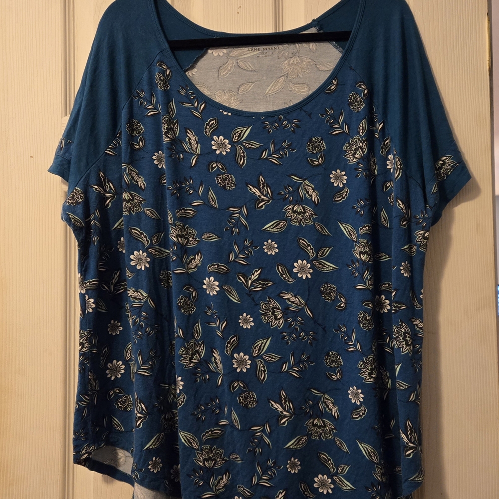 Lane Bryant Raglan Style Tee